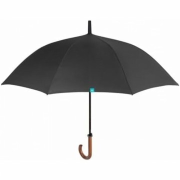 Зонт Perletti GOLF 69/8 Деревянный Чёрный Микрофибра Ø 120 cm