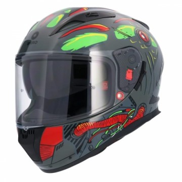 Shiro Helmets SH-605 ABYSSAL (XXL) Multicolor ķivere