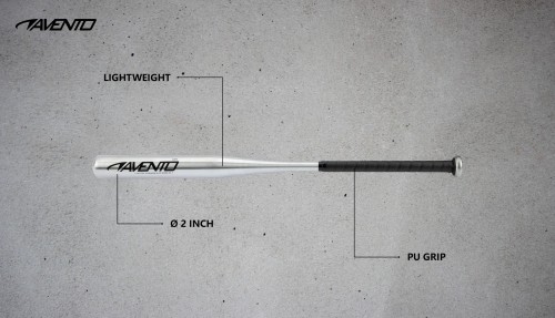 Avento Baseball bat aluminum ADVENTO 47AC 70 cm Silver image 4