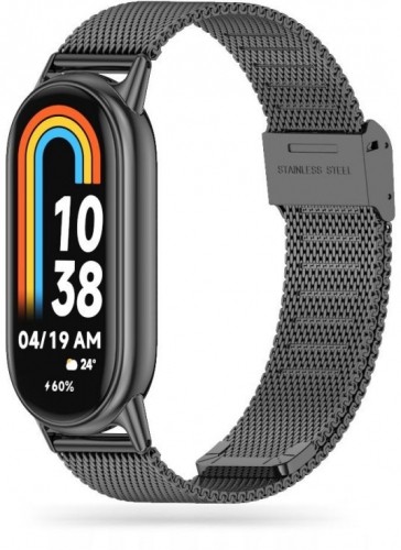 Tech-Protect watch strap MilaneseBand Xiaomi Smart Band 8, black image 1