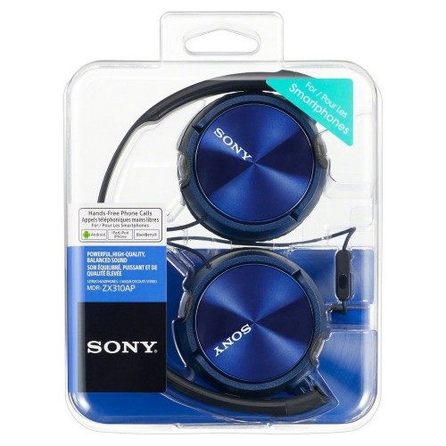 Diadēmas austiņas Sony MDRZX310APL.CE7 Zils Tumši zils image 3