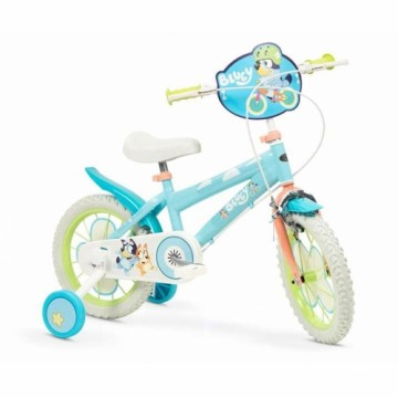 Bērnu velosipēds Bluey 14" Zils Zaļš