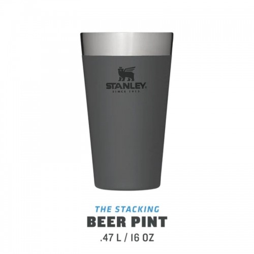 Stanley Alus krūze The Stacking Beer Pint Adventure 0,47L tumši pelēka image 2