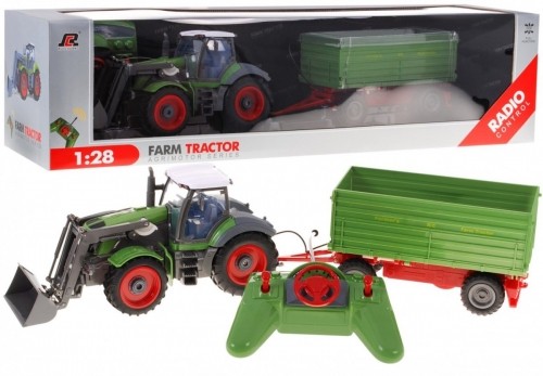RoGer Lauksaimniecības Traktors ar piekabi 1:28 image 1