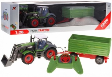 RoGer Lauksaimniecības Traktors ar piekabi 1:28