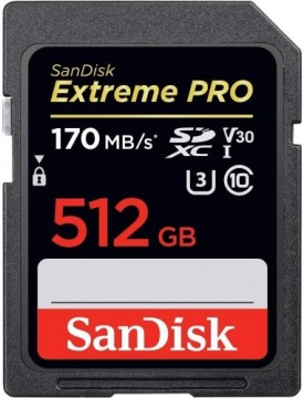 SANDISK BY WESTERN DIGITAL  
         
       MEMORY SDXC 512GB UHS-1/SDSDXXD-512G-GN4IN SANDISK