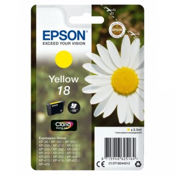 Saderīgs tintes kārtridžs Epson Cartucho 18 amarillo (etiqueta RF)