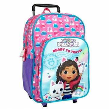 Школьный рюкзак с колесиками Gabby's Dollhouse