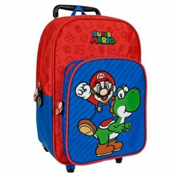 Школьный рюкзак с колесиками Super Mario