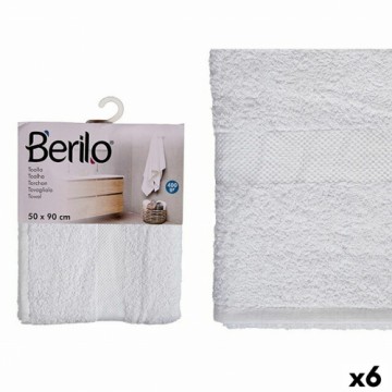 Berilo Банное полотенце 50 x 90 cm Белый (6 штук)