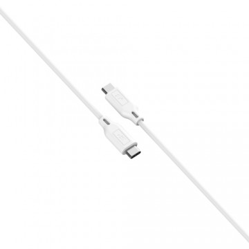 Silicon Power cable  USB-C - USB-C LK15CC 1m, white