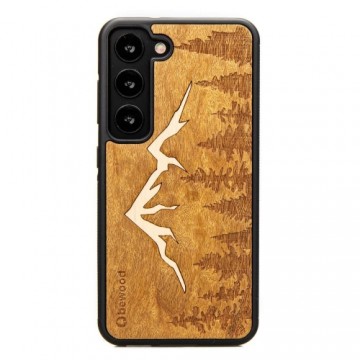 Wooden case for Samsung Galaxy S23 Bewood Mountains Imbuia