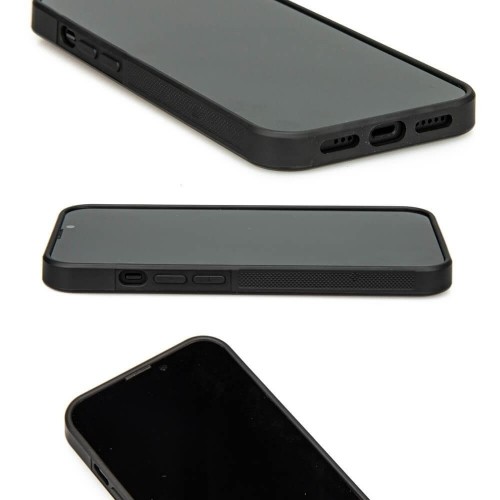 Wood and Resin Case for iPhone 13 Pro MagSafe Bewood Unique Orange - Orange and Black image 5