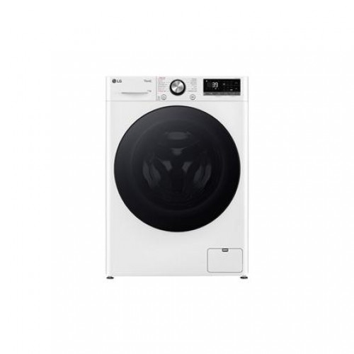 LG Washing Machine F4WR711S2W  Energy efficiency class A-10% Front loading Washing capacity 11 kg 1400 RPM Depth 55.5 cm Width 60 cm Display LED Steam function Direct drive Wi-Fi White image 1