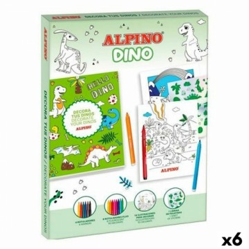 Rokdarbu komplekts Alpino Dino (6 gb.)