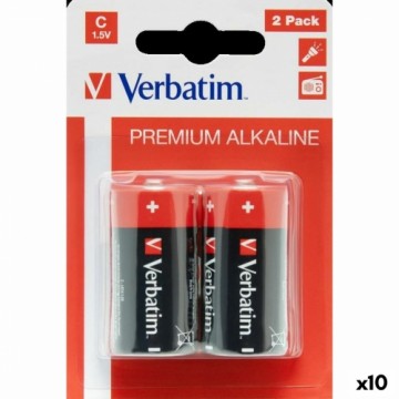 Щелочные батарейки Verbatim LR14 1,5 V (10 штук)