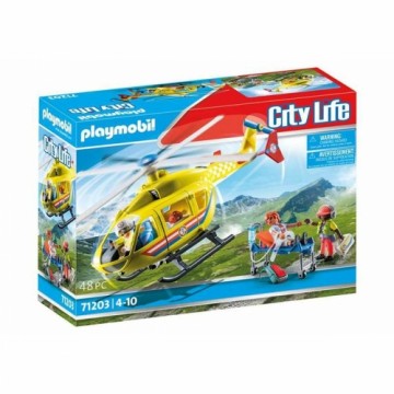 Rotaļu figūras Playmobil Rescue helicoptere 48 Daudzums