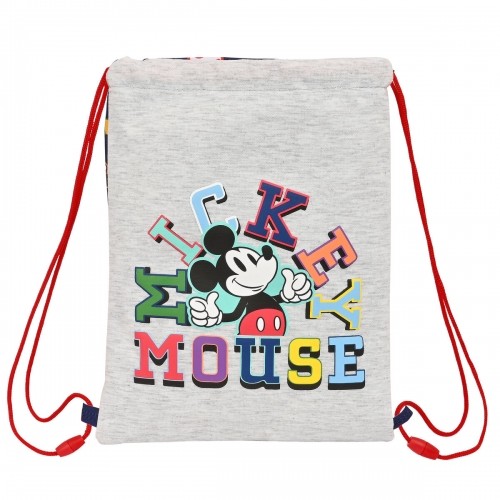 Mugursoma ar lencēm Mickey Mouse Clubhouse Only one Tumši Zils (26 x 34 x 1 cm) image 1