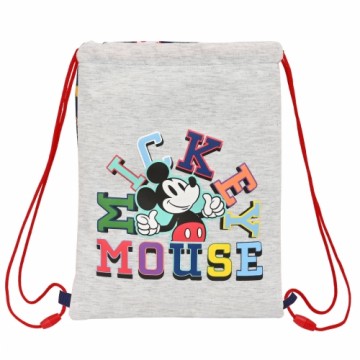 Mugursoma ar lencēm Mickey Mouse Clubhouse Only one Tumši Zils (26 x 34 x 1 cm)
