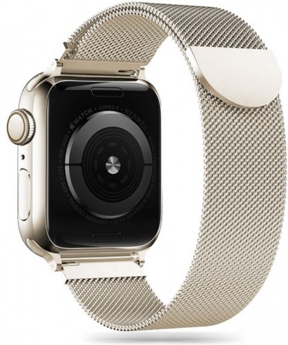 Tech-Protect watch strap MilaneseBand Apple Watch 42/44/45/49mm, starlight image 1