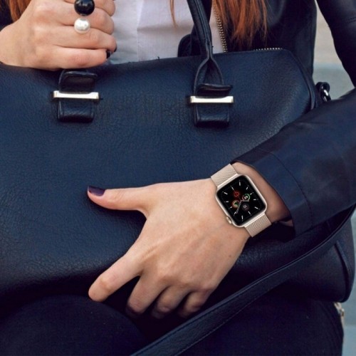 Tech-Protect watch strap MilaneseBand Apple Watch 42/44/45/49mm, starlight image 2