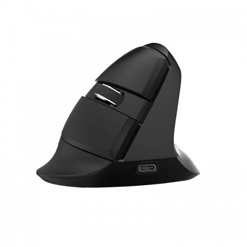 Wireless Vertical Mouse Delux M618Mini BT+2.4G RGB 4000DPI (black) image 1