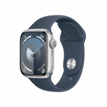 Viedpulkstenis Apple Watch Series 9 Zils Sudrabains 1,9" 41 mm
