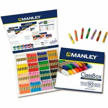 Krāsainie krītiņi Manley ClassBox 192 Daudzums Daudzkrāsains
