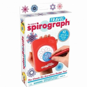 Набор для рисования Spirograph Silverlit travel Разноцветный 10 Предметы