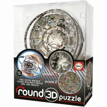 Puzle un domino komplekts Educa Round 3D