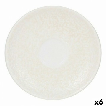 Тарелка Inde Atelier Фарфор Белый Ø 12 cm (6 штук) (ø 12 cm)