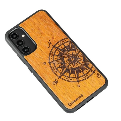 Wooden case for Samsung Galaxy A54 5G Bewood Traveler Merbau image 3