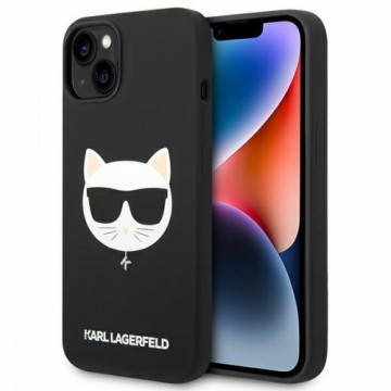 Karl Lagerfeld KLHMP14MSLCHBK iPhone 14 Plus 6,7" hardcase czarny|black Silicone Choupette Head Magsafe
