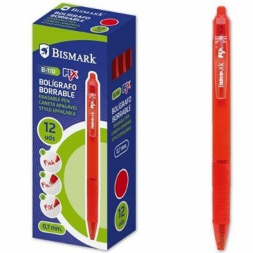 Ручка Bismark B-110 Fix Красный 0,7 mm (12 Предметы)