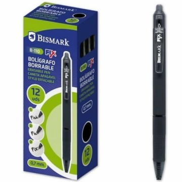 Pildspalva Bismark B-110 Fix Melns 0,7 mm (12 Daudzums)