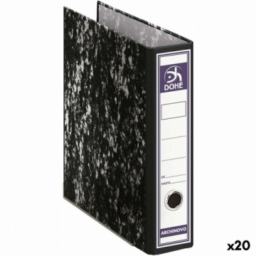 Sviras failu mape DOHE 28,7 x 35 x 7 cm Melns (20 gb.)