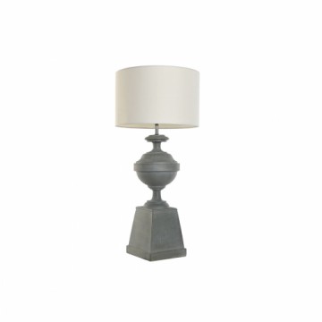 Galda lampa Home ESPRIT Balts Pelēks Sveķi 35,5 x 35,5 x 79 cm