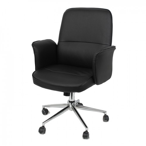 Biroja krēsls AIDAHO 63x65xH99-109cm melns image 1