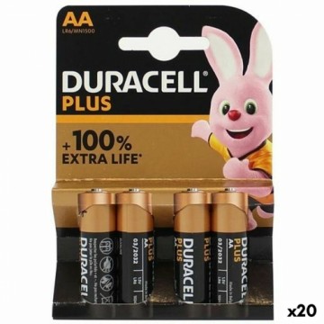 Щелочные батарейки DURACELL Plus Extra LR06 1,5 V (20 штук)