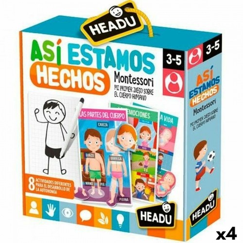 Образовательный набор HEADU Así Estamos Hechos Montessori (4 штук) image 1