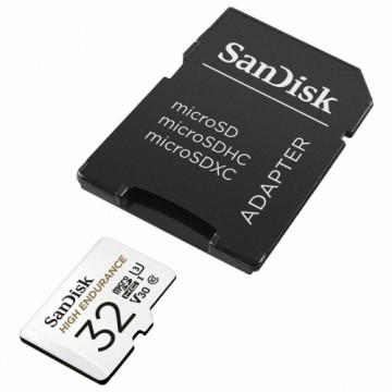 Mikro SD Atmiņas karte ar Adapteri SanDisk High Endurance 32 GB