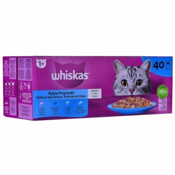 Snack for Cats Whiskas   40 x 85 g Laša krāsas Tunzivis