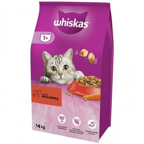 Корм для котов Whiskas 5900951014345 Для взрослых Телятина 14 Kg image 1