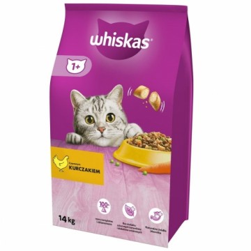 Корм для котов Whiskas   Для взрослых Курица Растительный 14 Kg