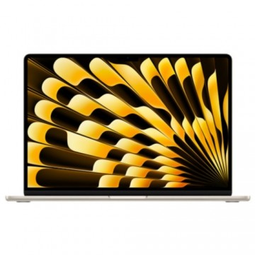 Apple MacBook Air 2023 Retina 15" - M2 / 8GB / 512GB SSD - Starlight (Atjaunināts, stāvoklis kā jauns)