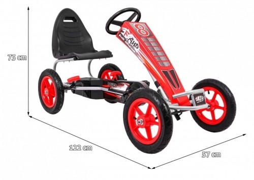 RoGer Pedal Gokart Bērnu Transportlīdzeklis image 2