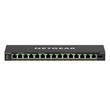 NETGEAR GS316EPP 16-Port Web Managed Switch [15x Gigabit Ethernet, PoE+ 231W, 1x SFP, Metallgehäuse, Lüfterlos]