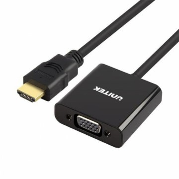 HDMI uz VGA ar Audio Adapteris Unitek Y-6333 Melns