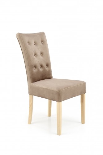 Halmar VERMONT chair, honey oak / beige Monolith 09 image 1