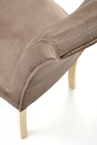Halmar VERMONT chair, honey oak / beige Monolith 09 image 5